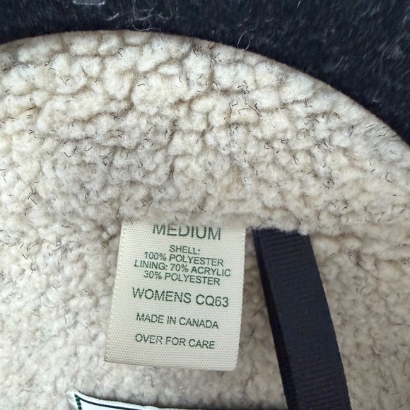 L.L. Bean Sherpa Fleece Brown Women's Vintage Vest Size Medium - Picture 3 of 9